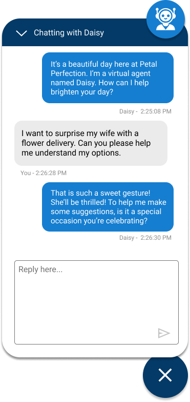 AI Agent Messaging Bot Screenshot_Xima Colors AI Agent Messaging Bot Screenshot_Xima Colors